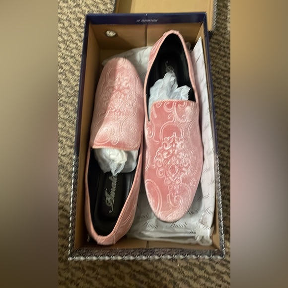 amali Other - Amali men’s pink Velvet prom shoes worn once